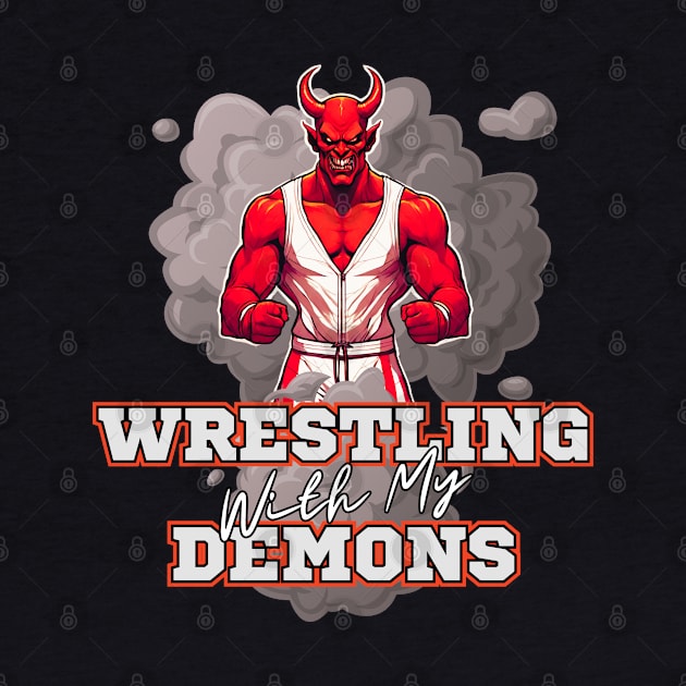 Wrestling With My Demons by Kenny The Bartender's Tee Emporium